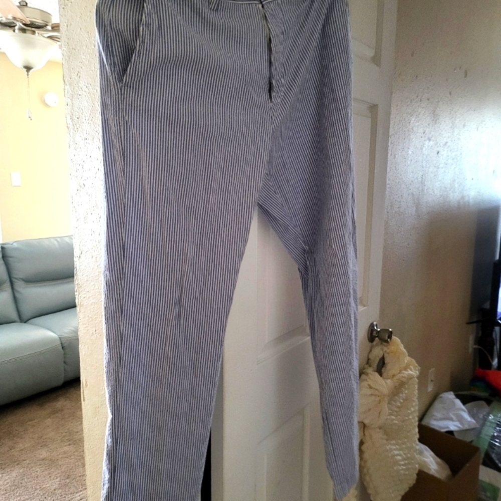 MENS POLO STRIPED  PANTS SIZE 31/30